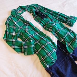 Merona Plaid Button Down